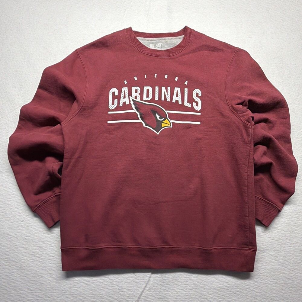 Pro Line Fanatics NFL Arizona Cardinals Red Crewneck Sweatshirt - Men’s Medium
